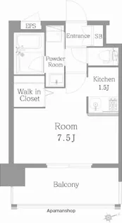 エンクレスト博多REY【11階】の間取り