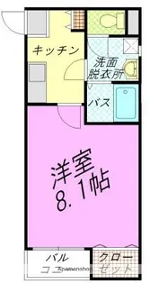 リブレア東比恵A棟【1階】の間取り