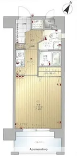 アソシアグロッツォ薬院大通り【10階】の間取り