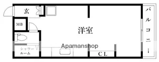 サンハイツ福田【3階】の間取り