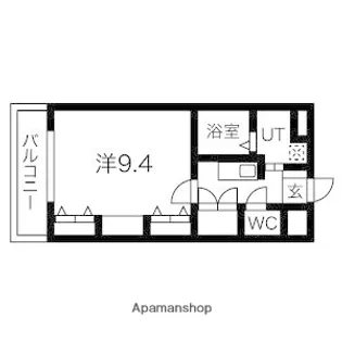 リンデン東薬院【3階】の間取り