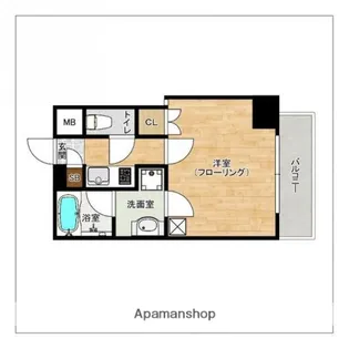 エンクレスト白金【7階】の間取り