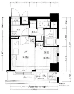 アクタス薬院Ⅱ【9階】の間取り