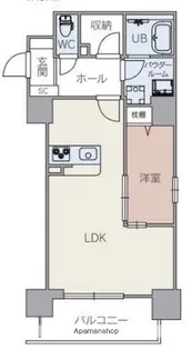 ときわビル【402号室】の間取り