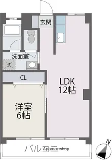 メゾン住吉【5階】の間取り