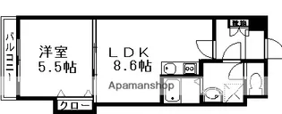 エース五番館【11階】の間取り