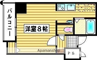 ロイヤル神屋【9階】の間取り