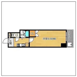 TOTSU RESIDENCE HAKATA EAST【7階】の間取り