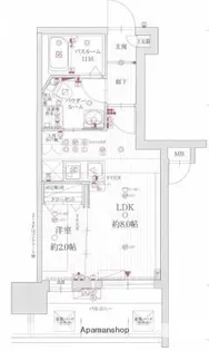 グランフォーレ大名プレミア【10階】の間取り