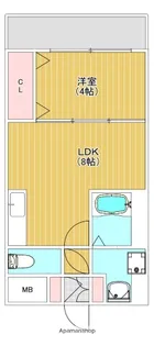AMONT光成【4階】の間取り