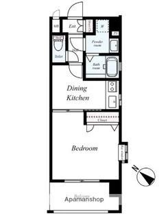 ピュアドーム高宮イースト【3階】の間取り