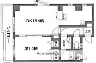 グレイズサイド【3階】の間取り