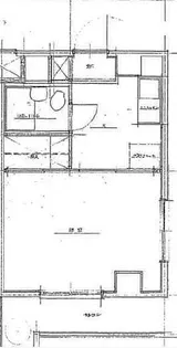 ホワイトマンション西新【3階】の間取り