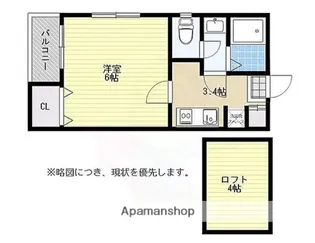 オーベクス平尾【2階】の間取り