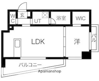KRISKAR【6階】の間取り