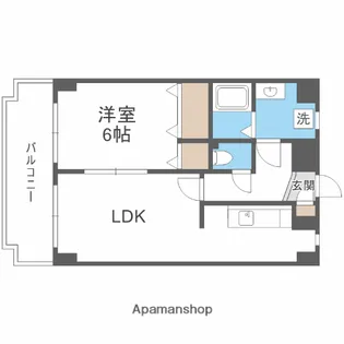 ファインエース姪浜Ⅱ【8階】の間取り