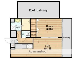 福岡県福岡市西区小戸4丁目【マンション】の間取り