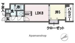 グラヴィス平尾【11階】の間取り