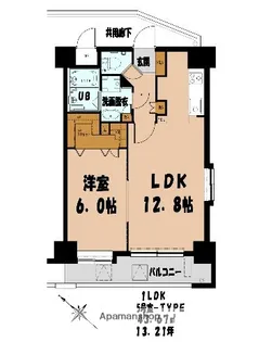 クリエート平尾駅前【3階】の間取り