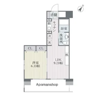 フェルト627【11階】の間取り