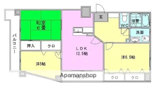 パロリブル【1階】の間取り