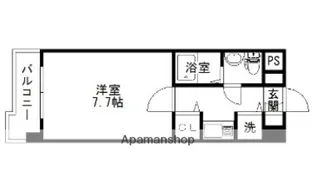 HONESTY高宮【3階】の間取り
