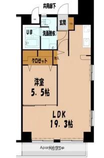 ホワイトピア博多駅南【4階】の間取り