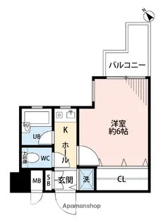 ダイナコート大博通り【2階】の間取り