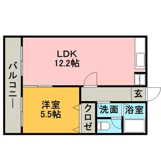 サティ春日Ⅱ【2階】の間取り