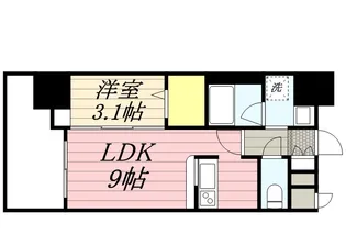 エンクレスト薬院大通【2階】の間取り