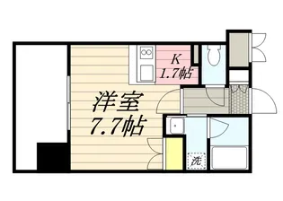 エンクレスト薬院大通【10階】の間取り