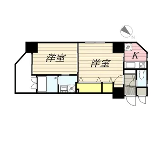 エンクレスト天神CLASS【13階】の間取り