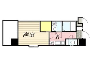 エンクレスト博多駅東【11階】の間取り
