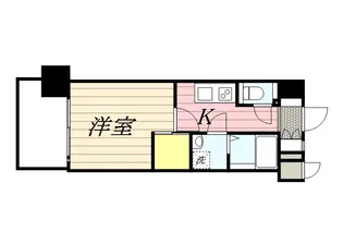 福岡県福岡市中央区天神3丁目【マンション】の間取り