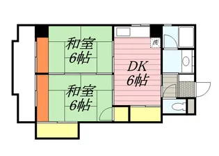 福岡県福岡市博多区博多駅東1丁目【マンション】の間取り