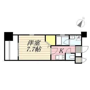 エンクレスト天神シティ【5階】の間取り