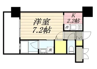 エンクレスト天神AVANT【5階】の間取り