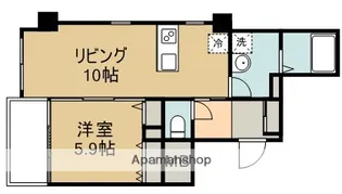 New Winds 草香江【3階】の間取り