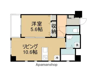 NEW WINDS草香江【2階】の間取り
