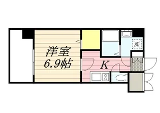 エンクレスト天神MODE【8階】の間取り