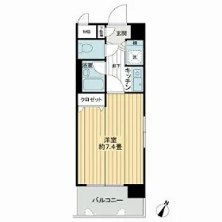 ライオンズプラザ博多駅南【0810号室】の間取り