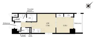 LINK’S M【6階】の間取り