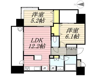 エンクレスト南福岡 奏の杜【12階】の間取り