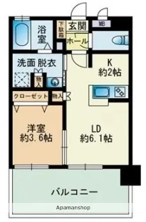 サニークレスト東比恵【302号室】の間取り