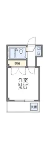 レオパレス春吉【3階】の間取り
