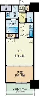 RJRプレシア博多楽水園【13階】の間取り