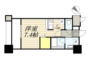 エンクレストベイサイド通り【4階】の間取り