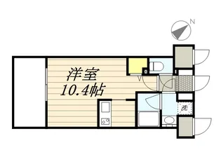 エンクレスト博多駅南SHARE【1404号室】の間取り
