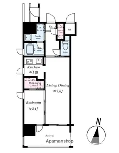 ALFACIO BASE HAKATA【5階】の間取り