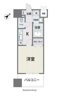 テルコート薬院【11階】の間取り